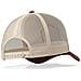 Cappellino Trucker Born To Ski Marrone Per Uomini E Donne - Foto miniatura 2