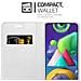 Custodia Compatibile Con Samsung Galaxy M31 In Classy Argento - Coperchio Protettiva Con Chiusura Magnetica, Funzione Stand E Tasca Per Le Carte - Foto miniatura 5