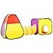 Tenda Da Gioco Per Bambini 250 Palline Multicolore 255x80x100cm - Foto miniatura 2