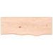 Piano Bagno 80x30x (2-4) cm in Legno Massello Non Trattato - Foto miniatura 2