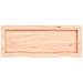 Piano Bagno 80x30x (2-4) cm in Legno Massello Non Trattato - Foto miniatura 3