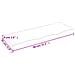 Piano Bagno 80x30x (2-4) cm in Legno Massello Non Trattato - Foto miniatura 7