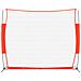 Rete Baseball Rossa E Nera 369x107x271 Cm Acciaio E Poliestere - Foto miniatura 3