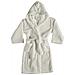 Accappatoio Con Cappuccio In Morbida Spugna Mod. Sophie Tinta Unita Vari Colori Xxxl Ice - Foto miniatura 1