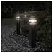 Lampade Da Terra Per Esterni Con Presa 3pz Nere 50 Cm Alluminio - Foto miniatura 1