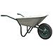 Carriola In Acciaio Con Vasca Zincata E Ruota Pneumatica Hobby Giardinaggio - Foto miniatura 2