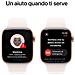 Watch Series 10 Serie 10 GPS + Cellular 42mm Cassa in Alluminio color Oro Rosa con Light Blush Sport Band - S /M - Foto miniatura 6