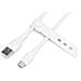Cavo di collegamento USB-C in silicone, 1 m, bianco - Foto miniatura 4