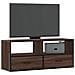 Mobile Tv Rovere Marrone 100x31x39,5 Cm In Truciolato E Metallo - Foto miniatura 1