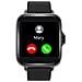 Smartwatch Bluetooth Display 1,44'' Con Frequenza Cardiaca, Notifiche E Chiamate Swc-156 Nero - Foto miniatura 2
