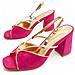 Sandalo Con Tacco Sanndal6 Rosa. - Foto miniatura 1