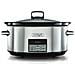 CSC063X pentola a cottura lenta 7,5 L 320 W Nero, Acciaio inox - Foto miniatura 1