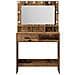 Toeletta  con luci LED in legno usato 79x41x135 cm - Foto miniatura 5