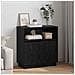 Credenza con LED Rovere nero 71 x 34.5 x 75 cm - Foto miniatura 2