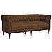 Divano Chesterfield Argille Marrone 182.5 x 74.5 x 74.5 cm - Foto miniatura 1