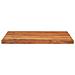 Piano Tavolo 110x80x2,5 cm Rettangolare Legno Massello Acacia - Foto miniatura 3