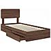 Letto con Contenitore con testiera Rovere Marrone 90 x 190 cm - Foto miniatura 5