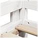 Letto a Castello con Tetto Bianco 90x200 cm in Legno di Pino - Foto miniatura 9