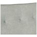 Panca Chesterfield Grigio chiaro 112 x 65.5 x 75 cm Velluto - Foto miniatura 8