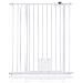 Bettacare Cancelletto Per Animali Con Gattaiola Bloccabile, 87.9cm - 95.5cm, Bianco, Altezza Di 104cm - Foto miniatura 1