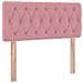 Letto con Contenitore con materasso Rosa 90 x 190 cm Velluto - Foto miniatura 9