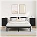 Armadio da Notte con cassetto 2 pcs Rovere Nero 40 x 35 x 70 cm - Foto miniatura 4