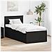 Daybed con cassetto Nero 75 x 190 cm Legno multistrato - Foto miniatura 2