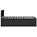Daybed con cassetto Nero 75 x 190 cm Legno multistrato - Foto miniatura 9