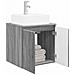 Mobile Lavabo da Parete Sonoma grigio 49,5 x 41 x 62,5 cm - Foto miniatura 2