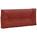 Cuscino per schienale di pallet VIANEN 100% Poliestere Rosso - Foto miniatura 1