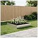 Vaso da giardino Argento 100 x 100 x 20 cm Acciaio zincato - Foto miniatura 2
