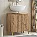 Armadio per Lavabo da Bagno DELFT Rovere Artigianale - Foto miniatura 2