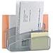 pz. 1 Sparticarte metallo argento 18x9.5x14.2cm MESHLETTER M - Foto miniatura 1