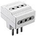 Adattatore Triplo Bianco 10a - Foto miniatura 2