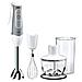 Frullatore ad Immersione Multiquick 5 MQ525KITDECORA con Recipiente da 0,6 L Potenza 600 Watt Colore Bianco / Silver - Foto miniatura 1