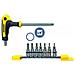 Set inserti esagonali a bussola 8 pezzi attacco 1/4'' acciaio satinato - Foto miniatura 3