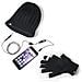 Stereo Cap Gloves Black - Foto miniatura 1