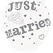 9901027 - Palloncini In Lattice Just Married, Multicolore - Foto miniatura 1
