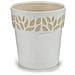 Vaso Opera Cloe 20x19 con Riserva D'acqua, made In Italy - Bianco - Foto miniatura 1