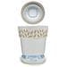 Vaso Opera Cloe 20x19 con Riserva D'acqua, made In Italy - Bianco - Foto miniatura 2
