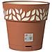 Vaso Opera Cloe 20x19 con Riserva D'acqua, made In Italy - Bianco - Foto miniatura 6