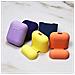 Case Cover Airpods Compatibile Con Airpods 2 1 Copertura Silicone Antiurto Airpods Caso Led Anteriore Visible Supporto Wireless Charging -lavender - Foto miniatura 2