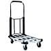 Carrello Per Trasporto Pieghevole 150 Kg In Alluminio Argento - Foto miniatura 1