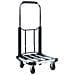 Carrello Per Trasporto Pieghevole 150 Kg In Alluminio Argento - Foto miniatura 2