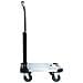 Carrello Per Trasporto Pieghevole 150 Kg In Alluminio Argento - Foto miniatura 5