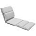 Sedia a Sdraio da Terra Pieghevole Grigio Chiaro in Microfibra - Foto miniatura 7