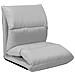 Sedia a Sdraio da Terra Pieghevole Grigio Chiaro in Microfibra - Foto miniatura 8