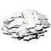 Metallic Confetti Rectangular 55x18mm, Silver, 1kg - Foto miniatura 1