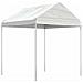 Gazebo Con Tetto Bianco 4,46x2,28x2,69 M In Polietilene - Foto miniatura 2
