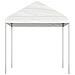 Gazebo Con Tetto Bianco 4,46x2,28x2,69 M In Polietilene - Foto miniatura 3